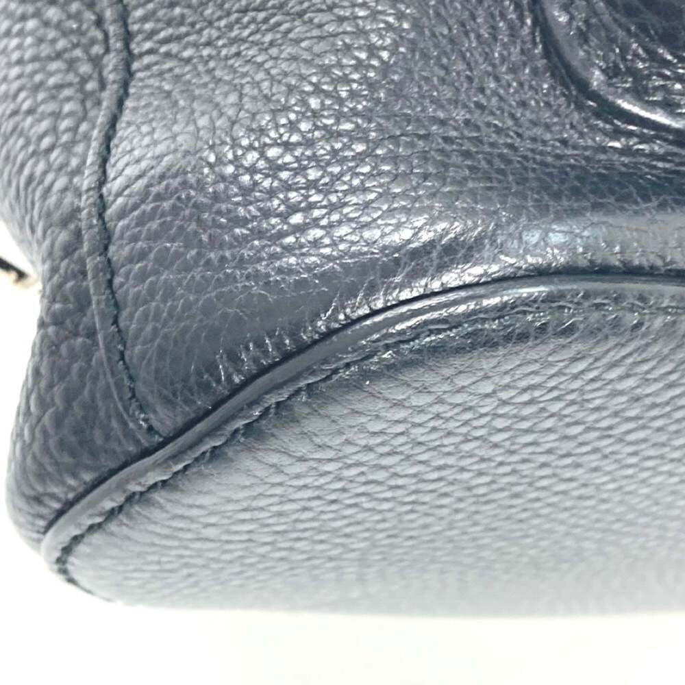 GUCCI Authentic Black Leather Bamboo Backpack - Picture 14 of 16